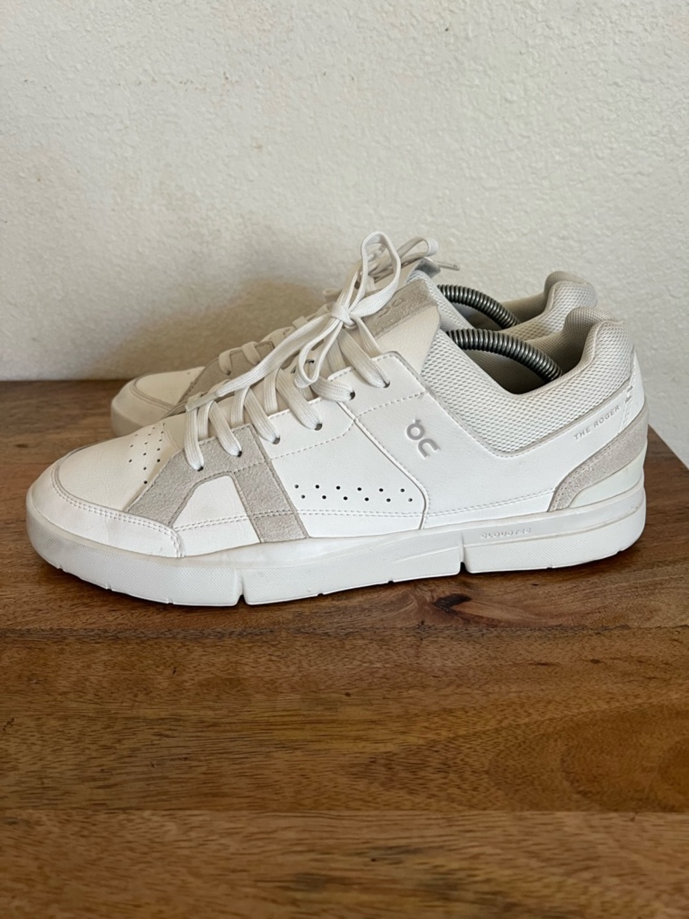 On Running Men's The Roger Clubhouse Tennis Shoes All White US 12.5 - Picture 5 of 14